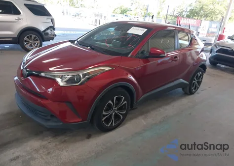 2019 Toyota C-Hr Le z USA, uszkodzony, nr VIN JTNKHMBX4K1057135